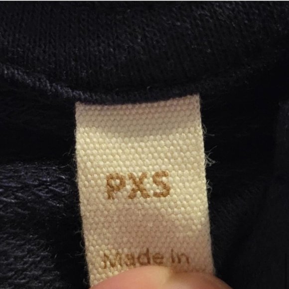 Soft Surroundings Navy Blue Hi Low Hem Hooded Pullover Sweater XSmall Petite - Picture 12 of 13